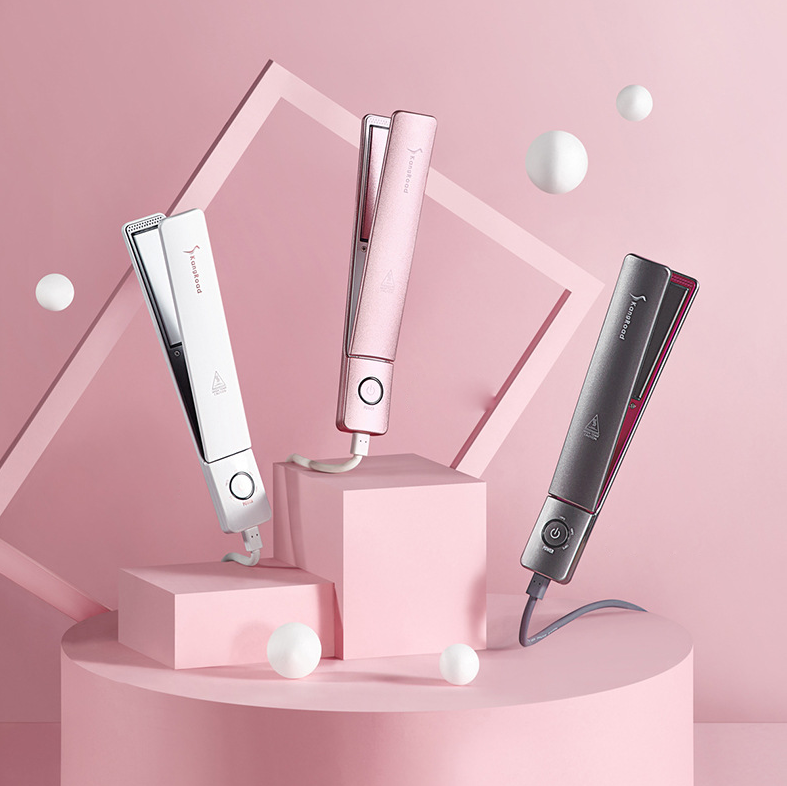 Ultra-Thin Hair Straightener and Curler 2-in-1 Tool