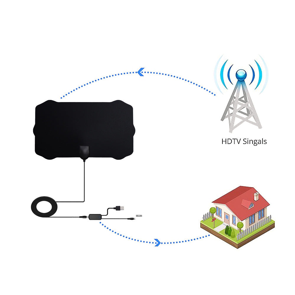 Hexagonal Indoor HDTV Antenna for DVB-T2 and ATSC